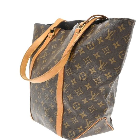 LOUIS VUITTON Sac Shopping Shoulder Tote Bag Monogram Leather BN - Picture 2 of 16